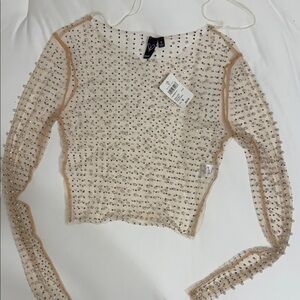 Windsor Pearl and Sequin Embellished Top